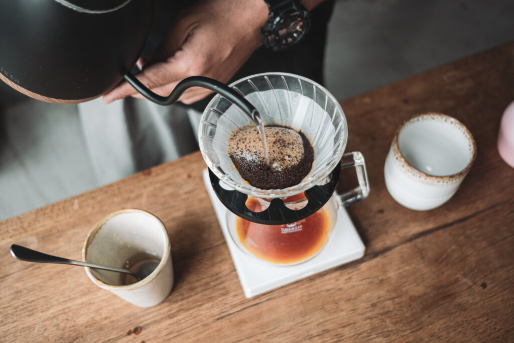 pour-over coffee