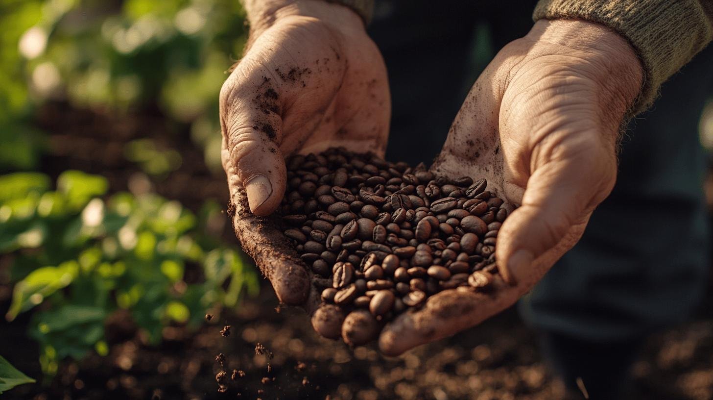 Gardening with Old Coffee Beans [what to do with old coffee beans]