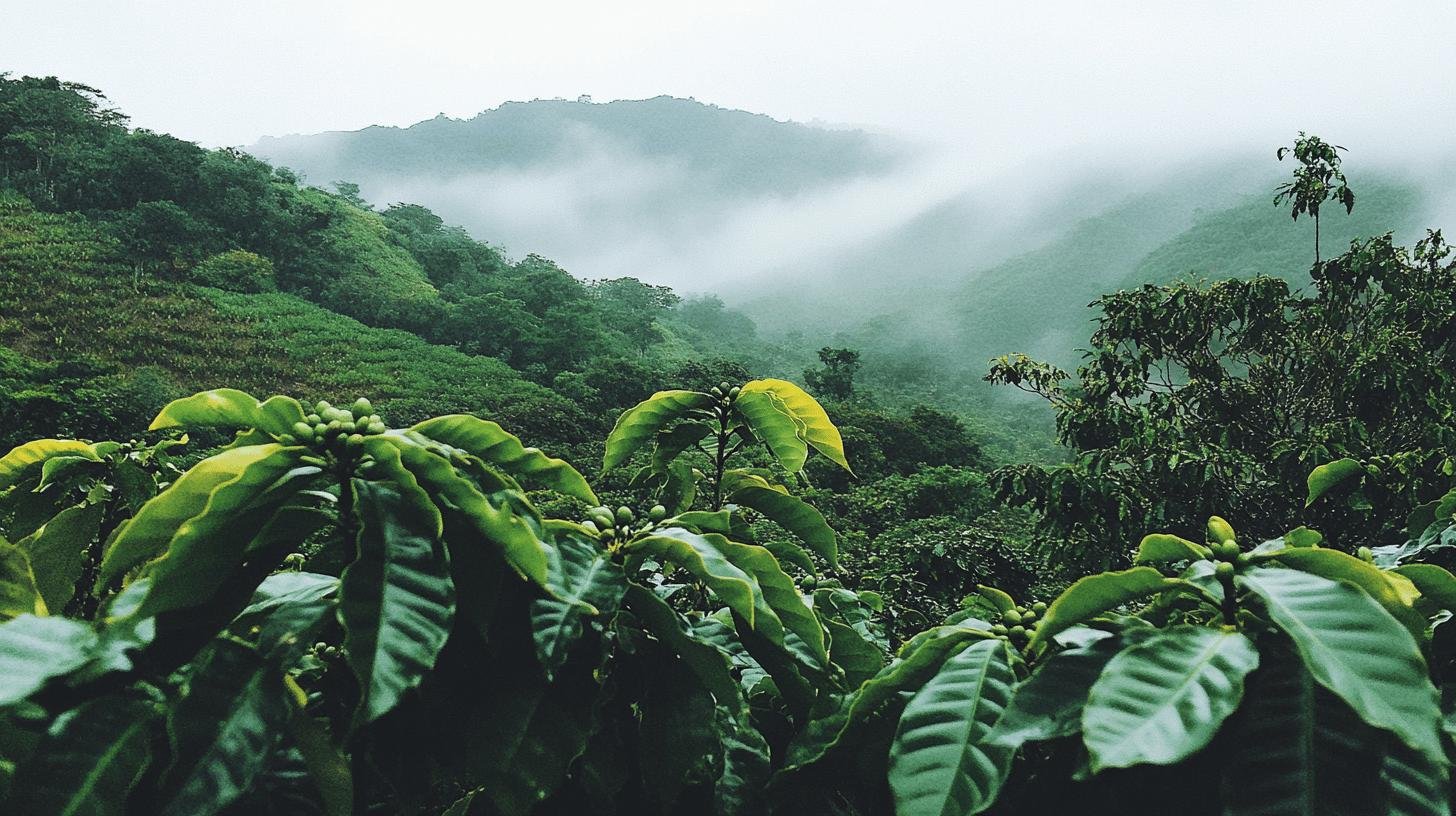 A big coffee farm - Plant Coffee Beans Come From Rich Cultural Origins