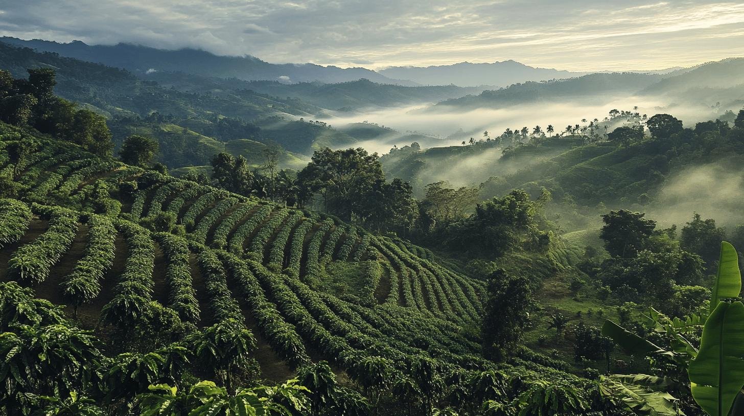 Landscape and the skies- Plant Coffee Beans Come From Rich Cultural Origins