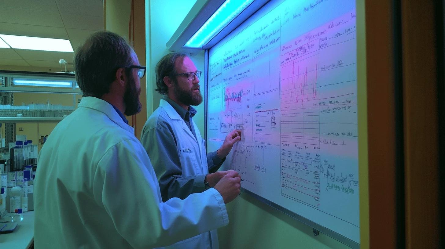 Scientists writing on a white board - Does Caffeine Boost Testosterone? Uncover the Facts