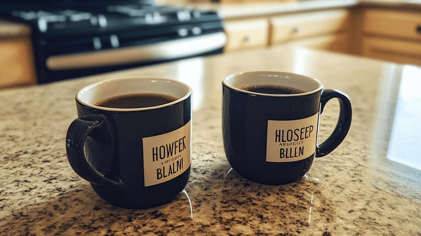 2 cups of coffee on a table— Difference Between House Blend and Breakfast Blend Coffee