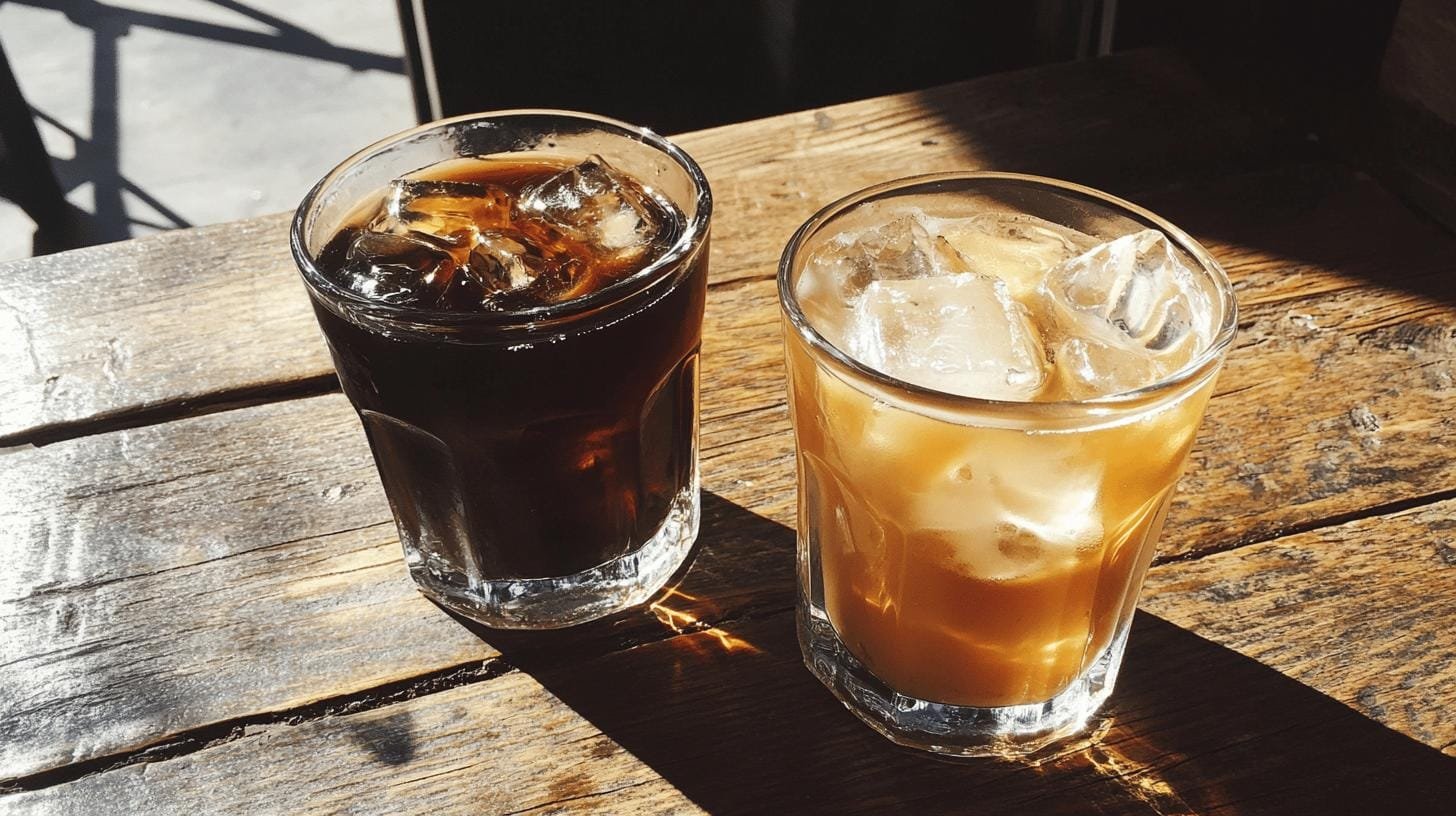 Iced coffee cups on the table - Cold Drip vs Cold Brew: Flavor Faceoff