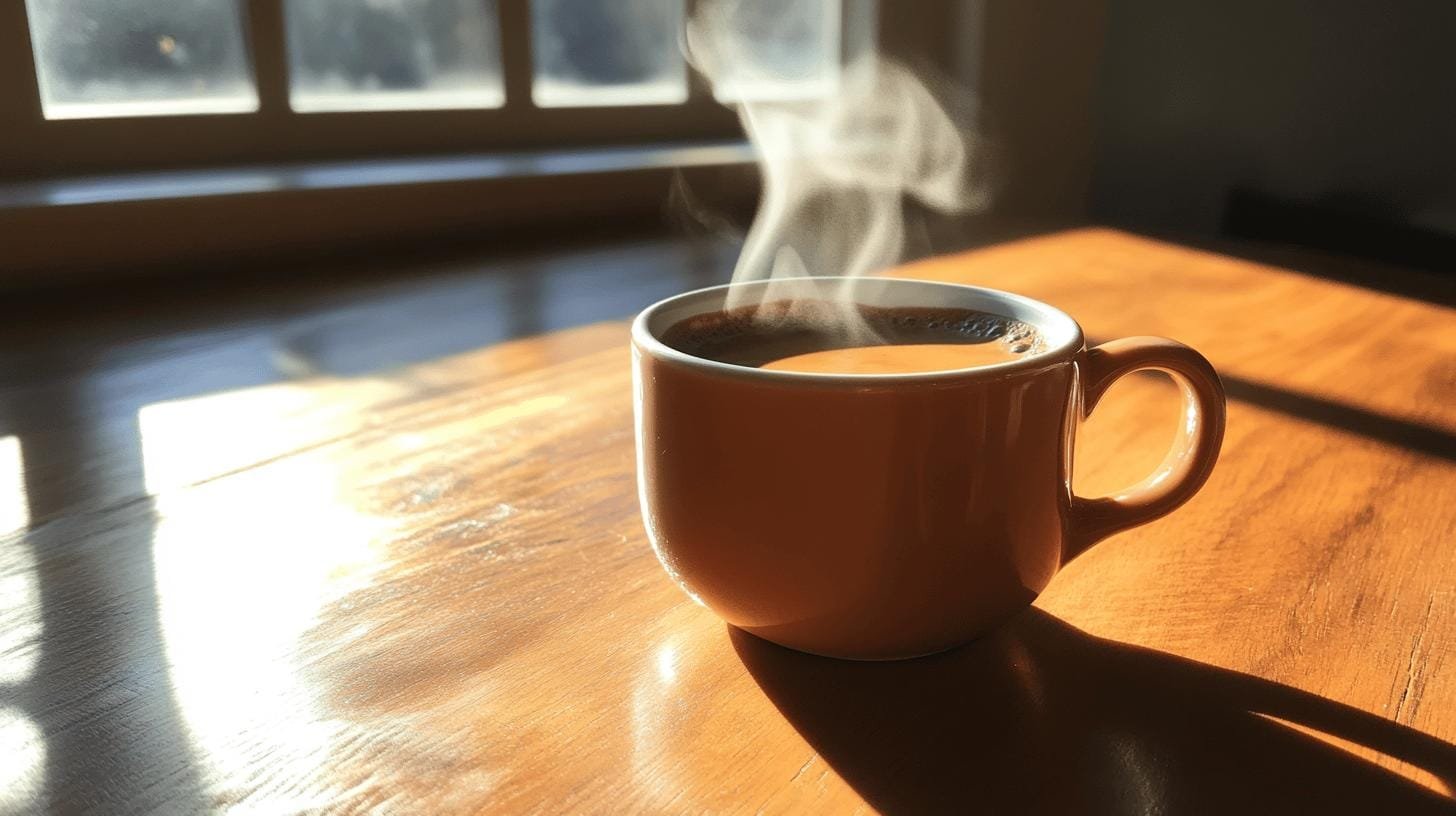 A cup of hot coffee on the table - What Makes Kona Coffee Different: Unique Qualities