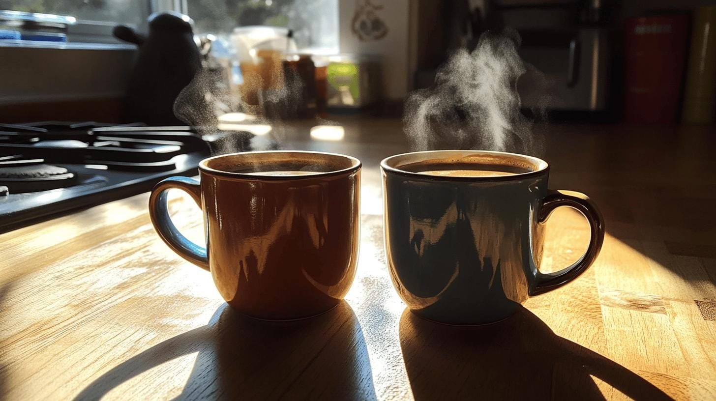 2 cups of coffee on a table - Coffee Blends Recipes.jpg