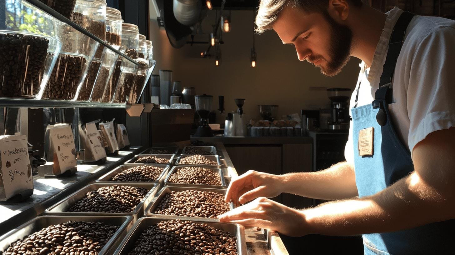 Man picking coffee beans - How acidic is coffee.jpg