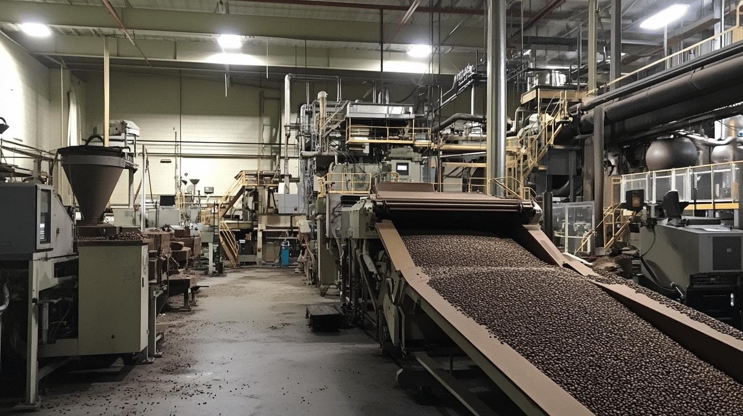 A coffee processing room - How Do They Make Caffeine Free Coffee