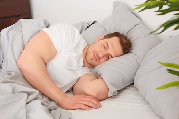 Man sleeping on a bed—How Long Does Decaf Coffee Last in Your Body?