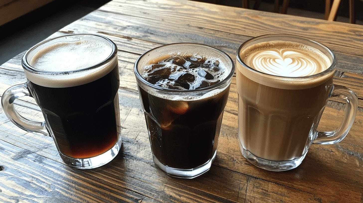 3 glass cups of coffee - Amount of Caffeine in Cold Brew.jpg