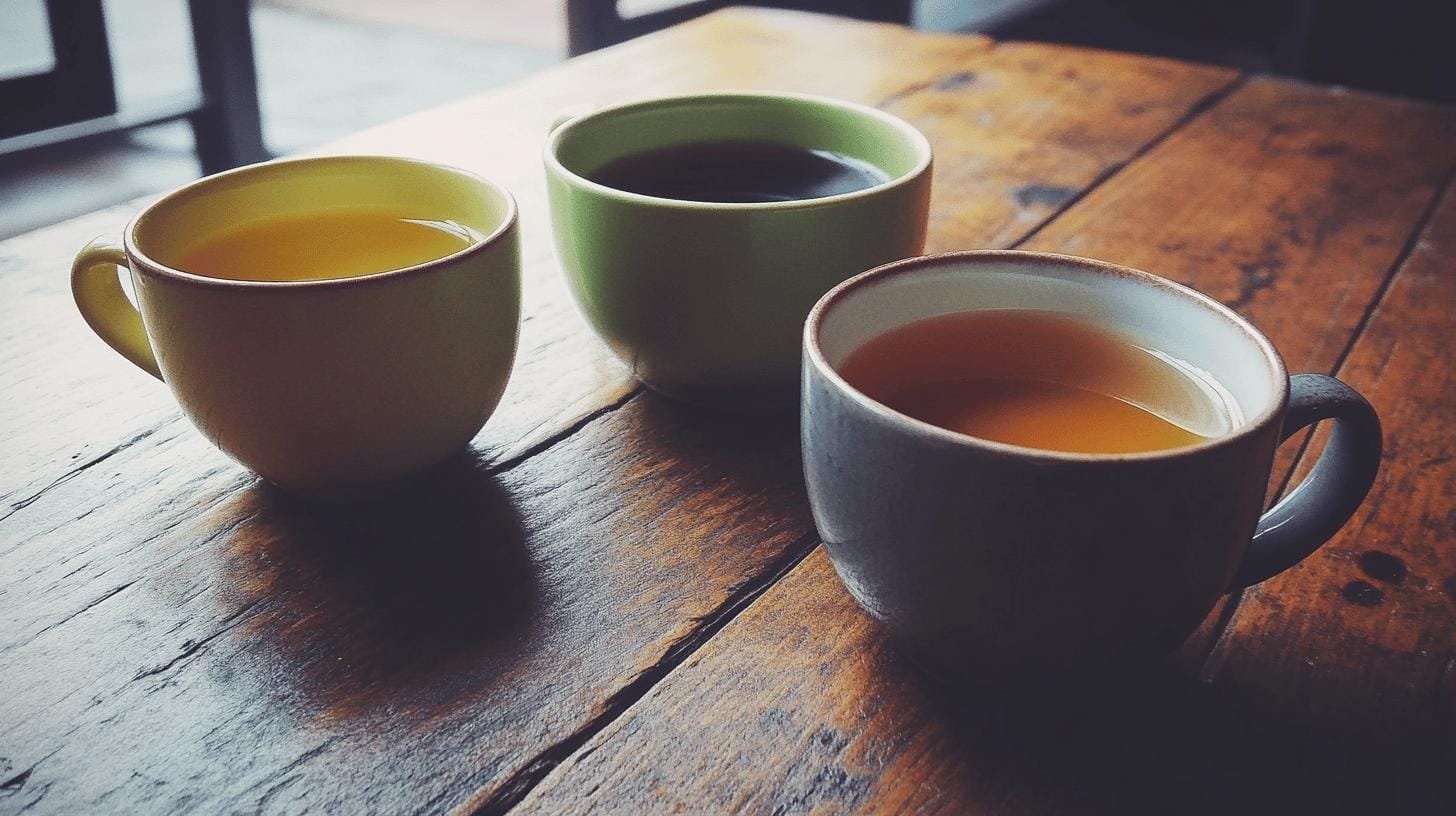 3 cups of earl grey tea on a table - Amount of Caffeine in Earl Grey.jpg