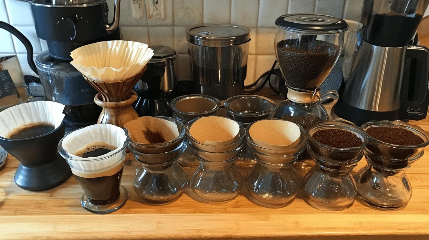 Coffee being filtered with paper - Paper Filtered Coffee.jpg