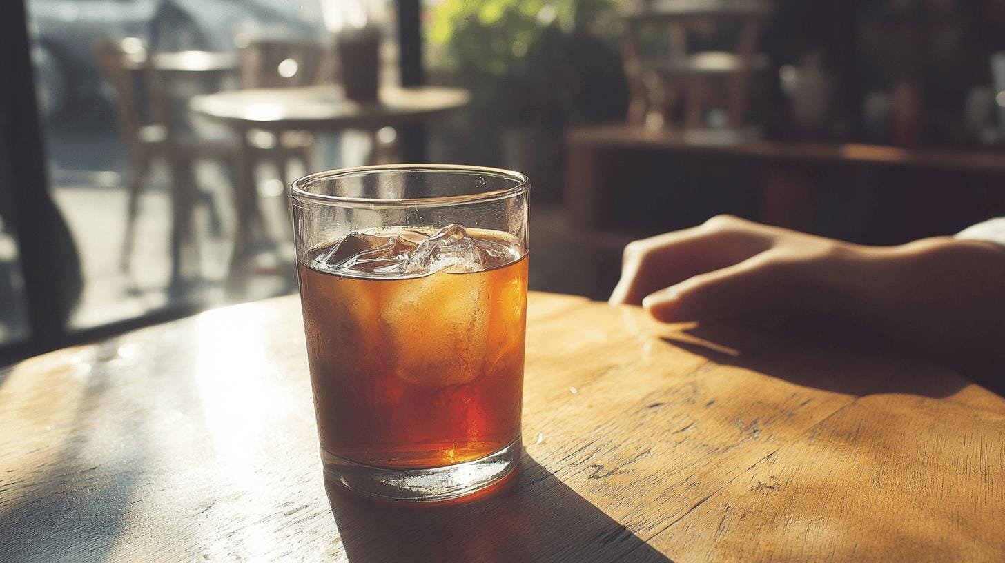 A glass of cold brew coffee - Amount of Caffeine in Cold Brew.jpg