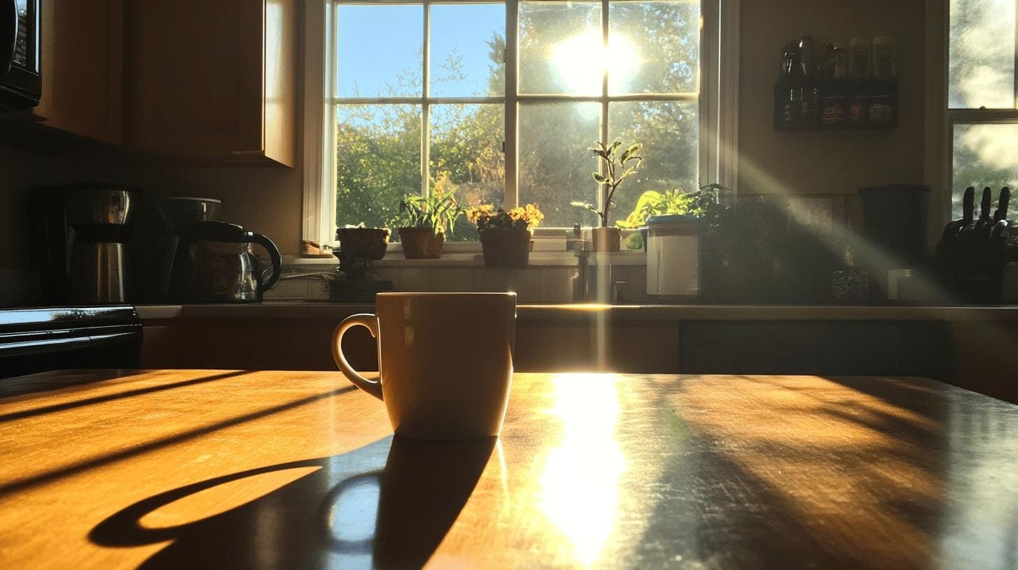 A cup on a table - Black Coffee and Cholesterol Test.jpg