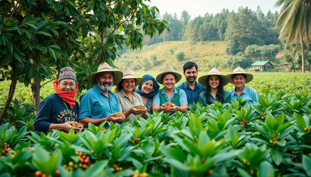 coffee farmers - fair trade coffee